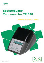 Supelco Spectroquant TR 320 Manual De Instrucciones