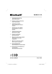 EINHELL GC-BC 31-4 S Manual De Instrucciones