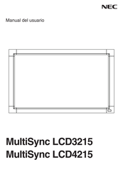 NEC L427HQ Manual Del Usuario