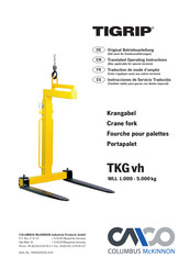 Tigrip TKG 1,0 vh Instrucciones De Servicio