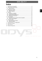 Odys Slim TV 7 Manual Del Usaurio