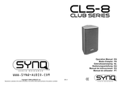 SYNQ CLS-8 Club Serie Manual De Instrucciones