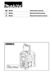 Makita XRM03 Manual De Instrucciones