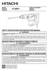 Hitachi Koki H 30PV Manual De Instrucciones