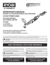 Ryobi EXPAND-IT RY40002 Manual Del Operador