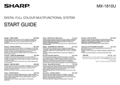 Sharp MX-1810U Manual De Instrucciones