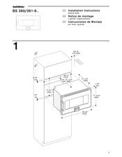 Gaggenau BS 260 Instrucciones De Montaje