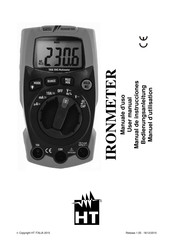 HT IRONMETER Manual De Instrucciones