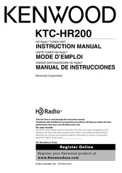 Kenwood KTC-HR200 Manual De Instrucciones