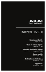 Akai MPC Live II Guia De Inicio Rapido