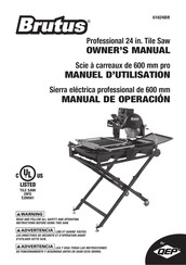 Brutus 61024BR Instrucciones De Funcionamiento