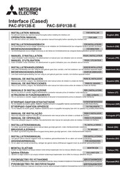 Mitsubishi Electric PAC-SIF013B-E Para El Instalador