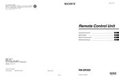 Sony RM-BR300 Manual De Instrucciones