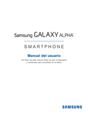 Samsung Galaxy Alpha Manual Del Usuario