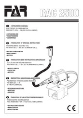 FAR RAC 2500 Instrucciones De Uso