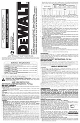 Dewalt DCB118 Manual De Instrucciones