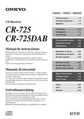 Onkyo CR-725 Manual De Instrucciones