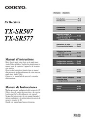 Onkyo TX-SR577 Manual De Instrucciones