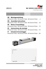 RK Rose+Krieger DuoLine Z Clean Instrucciones De Montaje