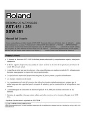 Roland SST-151 Manual Del Usuario