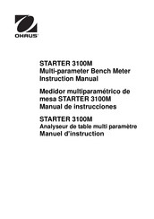 OHAUS STARTER 3100M Manual De Instrucciones