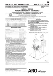 Ingersoll Rand ARO RM052S Serie Manual Del Operador