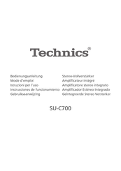 Technics SU-C700 Instrucciones De Funcionamiento