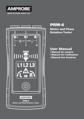 Amprobe PRM-6 Manual De Usuario
