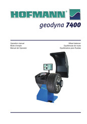 Hofmann geodyna 7400 Manual Del Operador