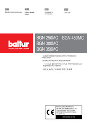 baltur BGN 250MC Manual De Instrucciones