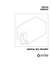 X-Rite CF57U Manual Del Usuario