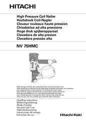 Hitachi Koki NV 75HMC Instrucciones De Manejo