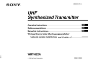 Sony WRT-822A Manual De Instrucciones