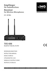 IMG STAGELINE TXS-606 Manual De Instrucciones