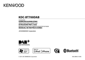 Kenwood KDC-BT700DAB Manual De Instrucciones