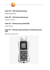 testo 477 Manual De Instrucciones