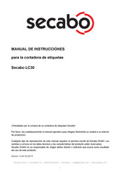 Secabo LC30 Manual De Instrucciones