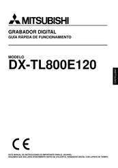 Mitsubishi DX-TL800E120 Manual De Instrucciones