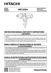 Hitachi WR 22SA Manual De Instrucciones