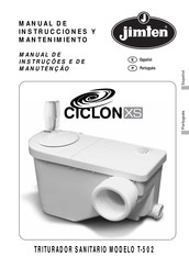 JIMTEN CICLON XS T-502 Manual De Instrucciones