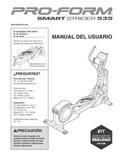 Pro-Form PFEL55913 Manual Del Usuario