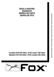 Fox F28-186A Manual De Instrucciones