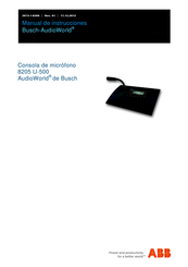 ABB Busch AudioWorld 8205 U500 Manual De Instrucciones