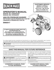 Black Max BM80917 Manual Del Operador