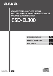 Aiwa CSD-EL300 Manual De Instrucciones