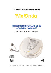 Mx Onda MX-DM122Mp3 Manual De Instrucciones