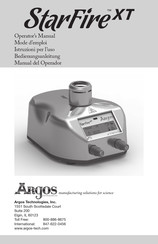 Argos Technologies StarFire XT Manual Del Operador