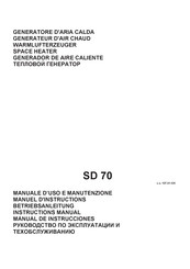 BIEMMEDUE SD 70 Manual De Instrucciones