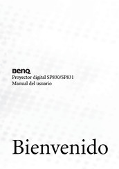 BenQ SP831 Manual Del Usuario