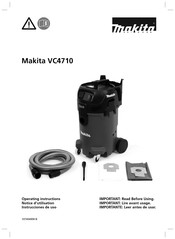 Makita VC4710 Instrucciones De Uso